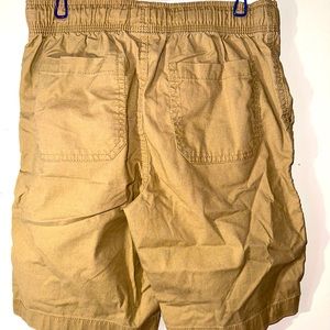 Boys stretch waist khaki shorts